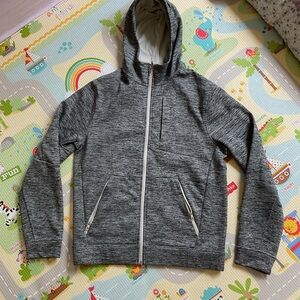 Lululemon men’s Gray full Zip-Up Hoodie size M
